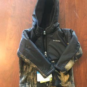 Columbia infant camo fleece